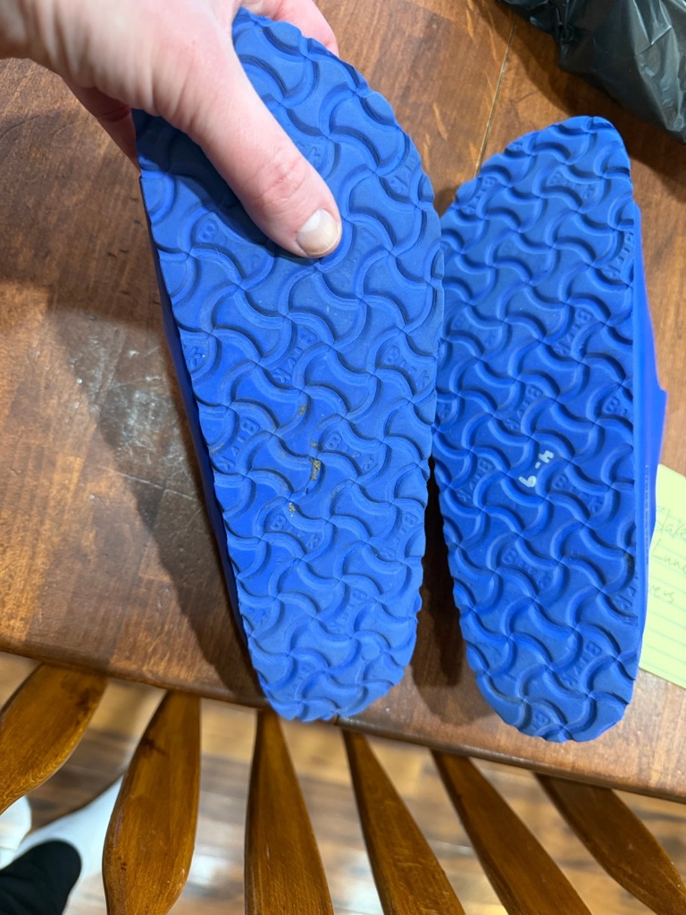 Birkenstock Two-Strap EVA Sandals in Royal Blue - Picture 8 of 9